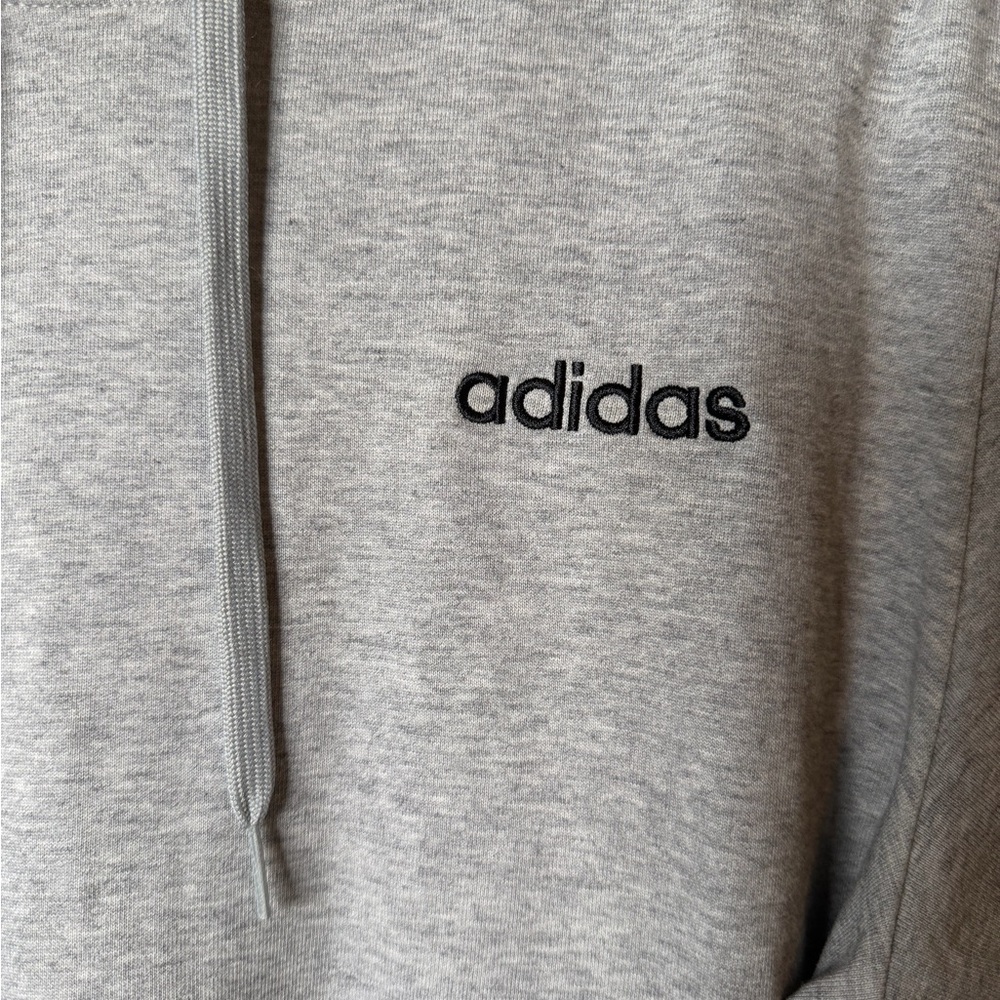 Adidas Men's Essentials Cotton Jersey Lightweight Hoodie Medium - Picture 3 of 7